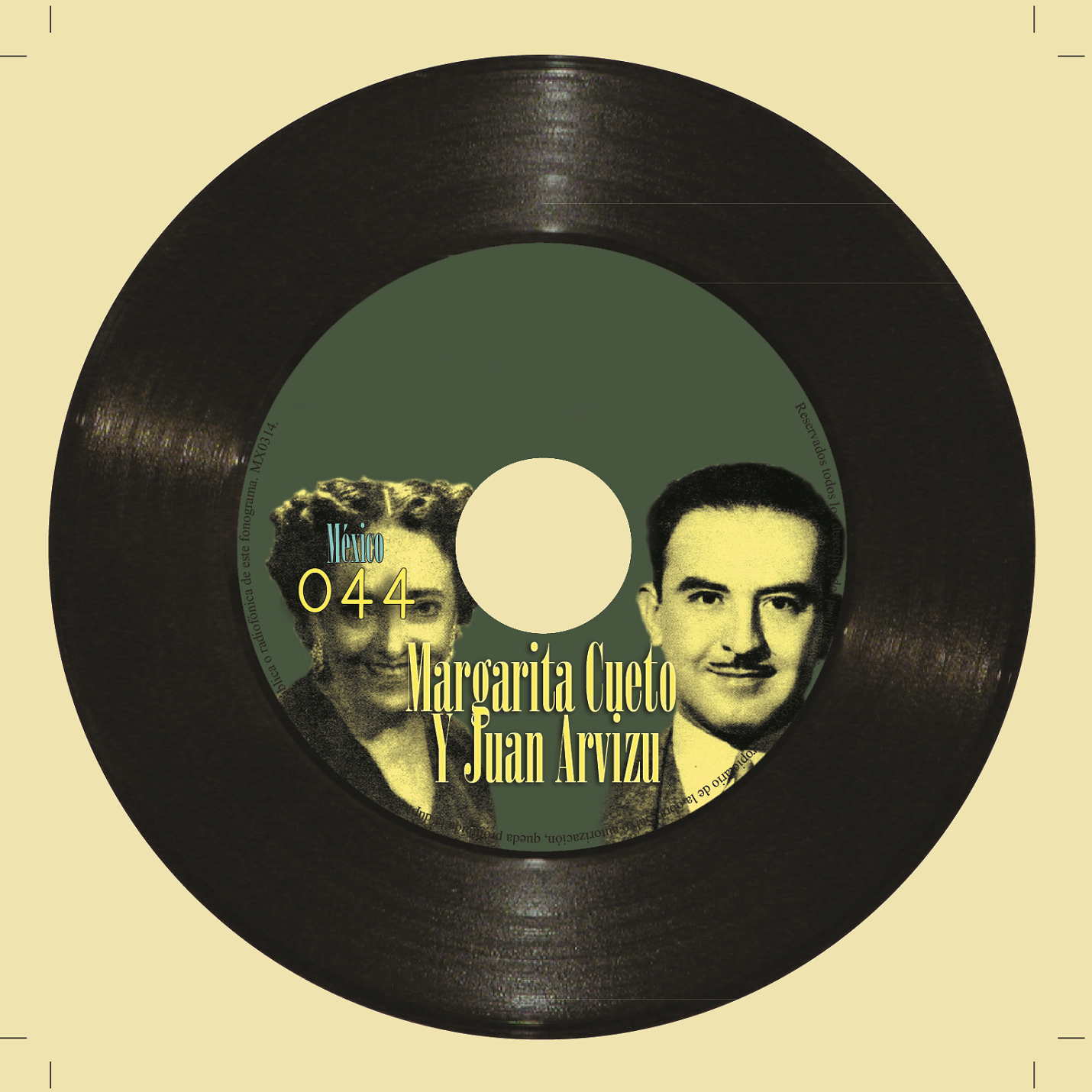 Margarita Cueto y Juan Arvizu (Colección México - #44)