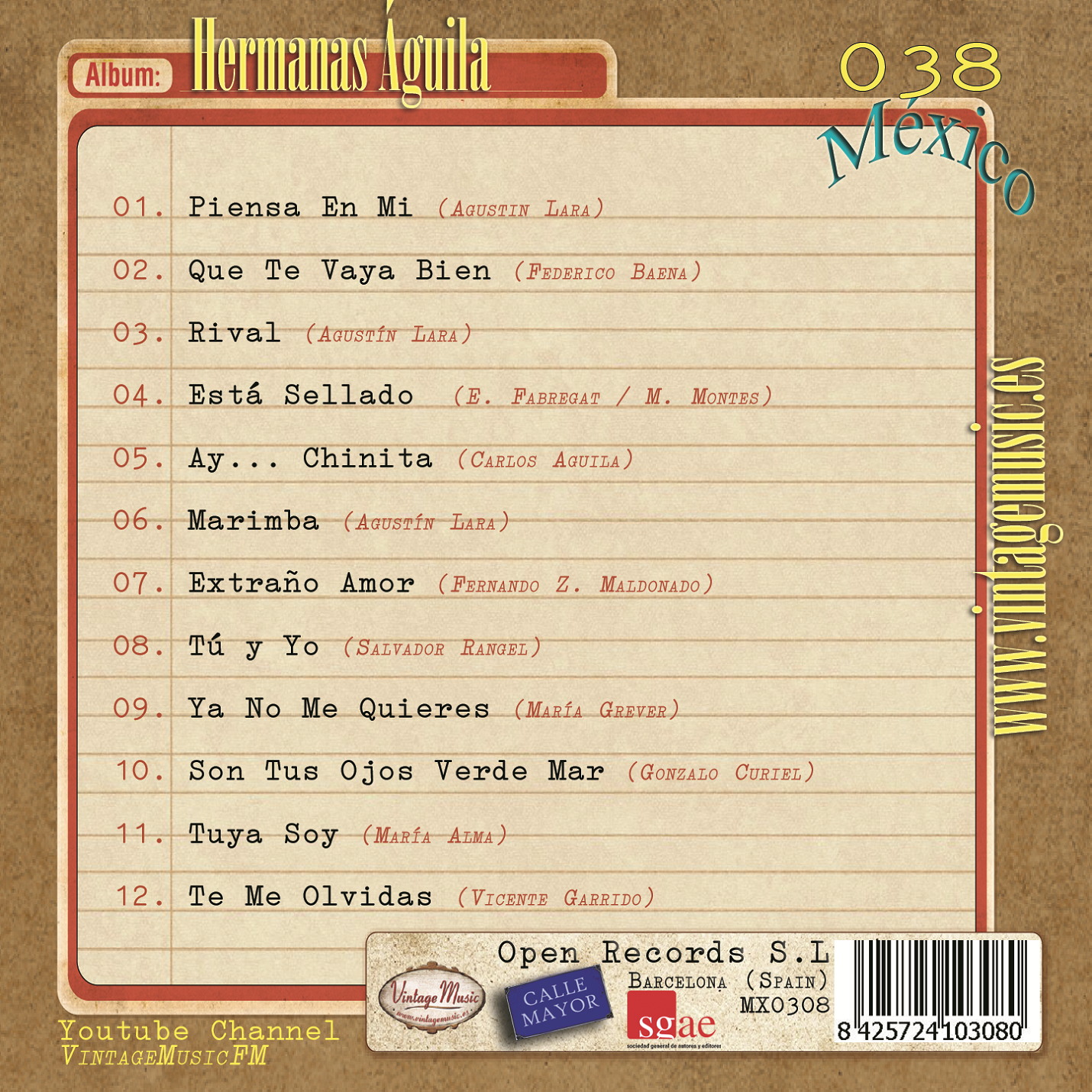 Hermanas Águila (Colección México - #38)