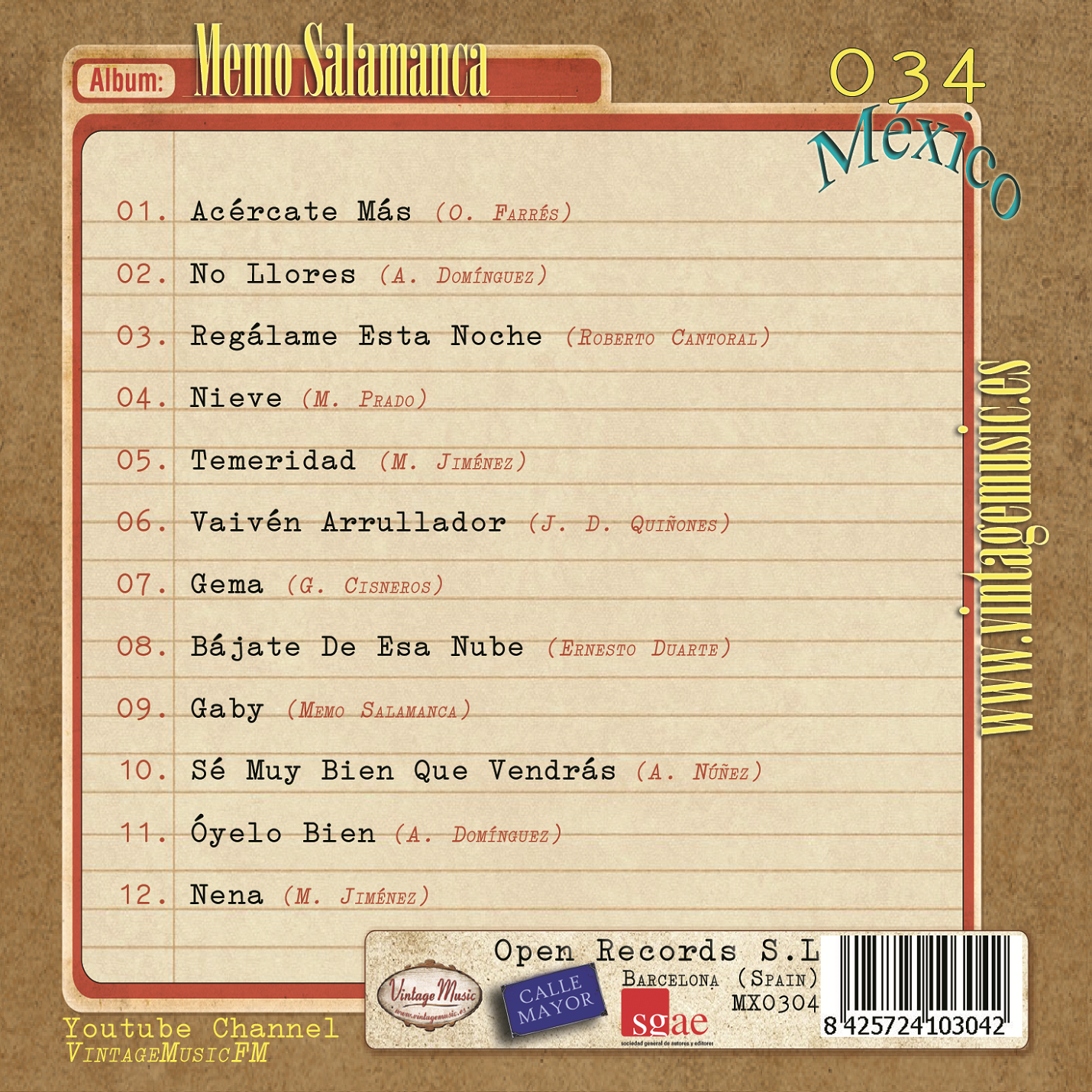 Memo Salamanca (Colección México - #33)