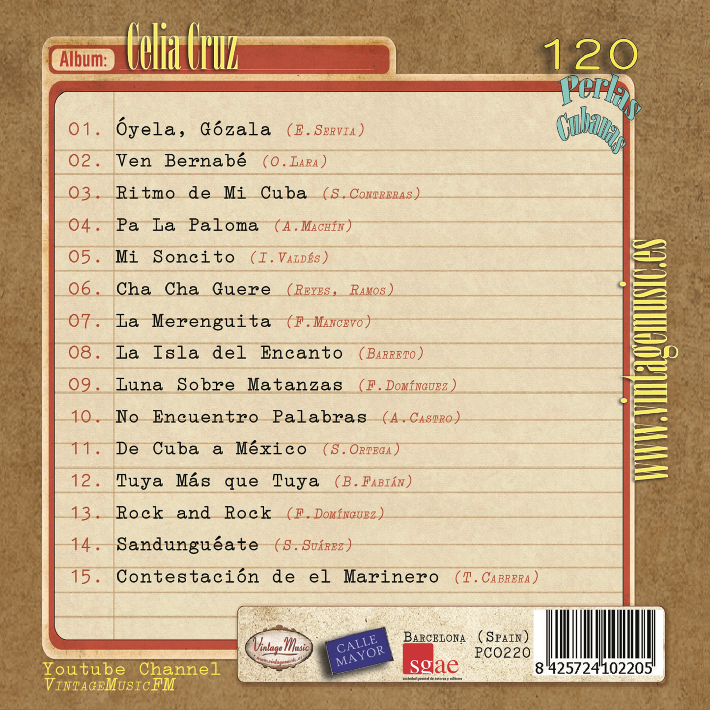 Celia Cruz (Colección Perlas Cubanas - #120)