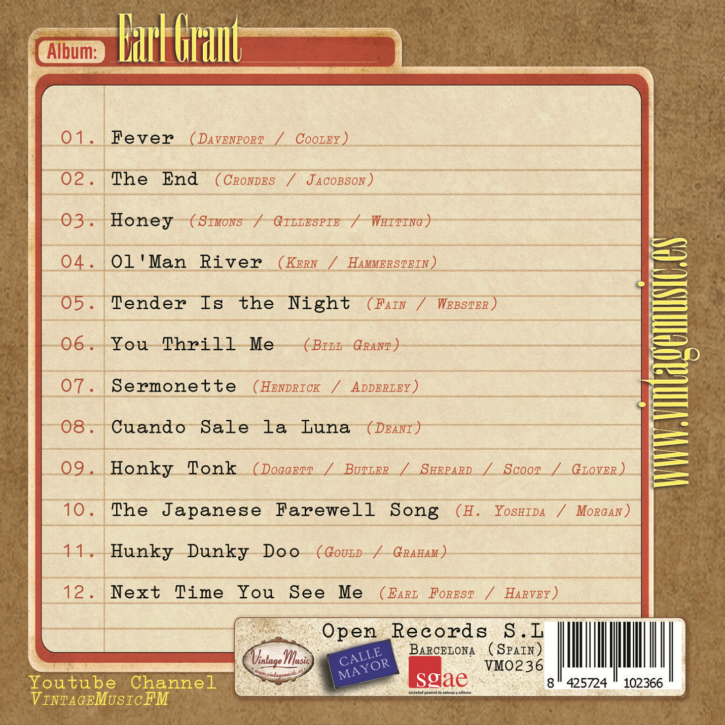 Earl Grant (Colección Vintage Music)