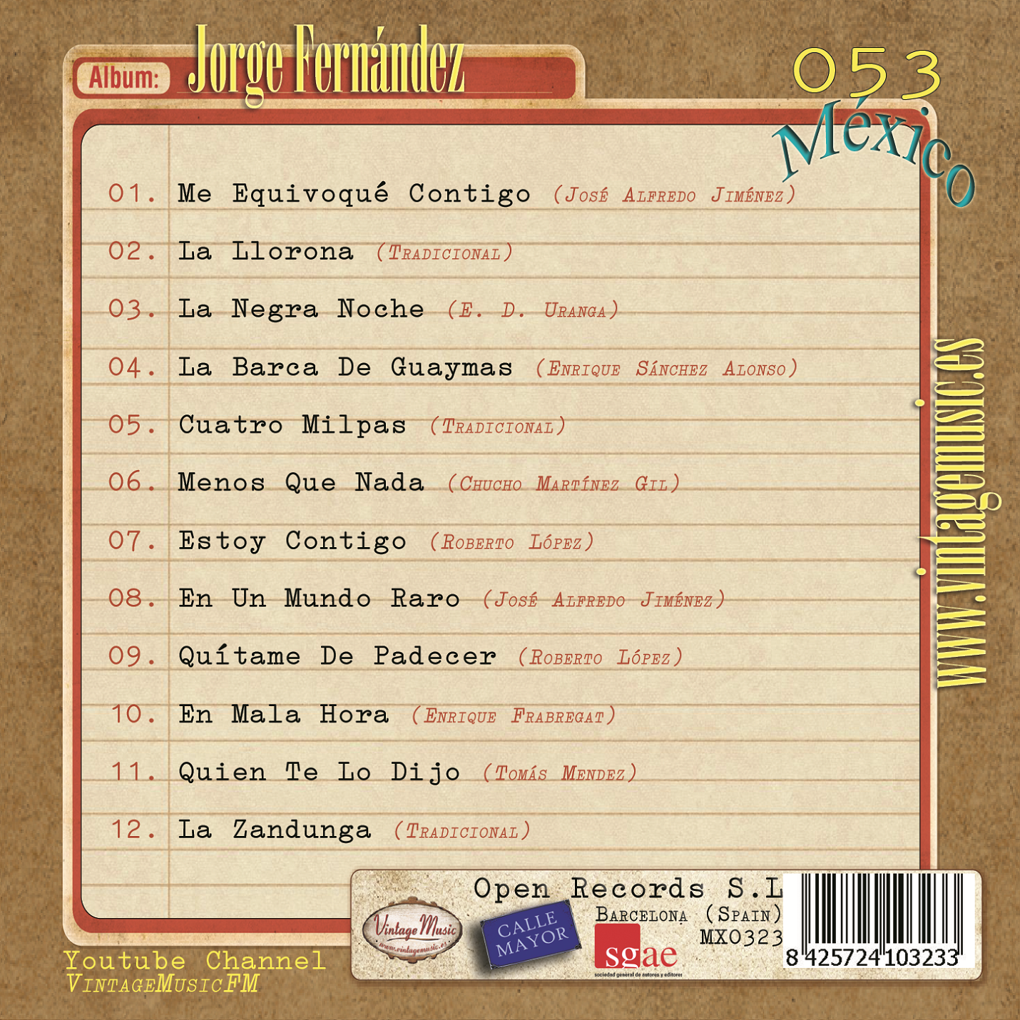 Jorge Fernández (Colección México - #53)