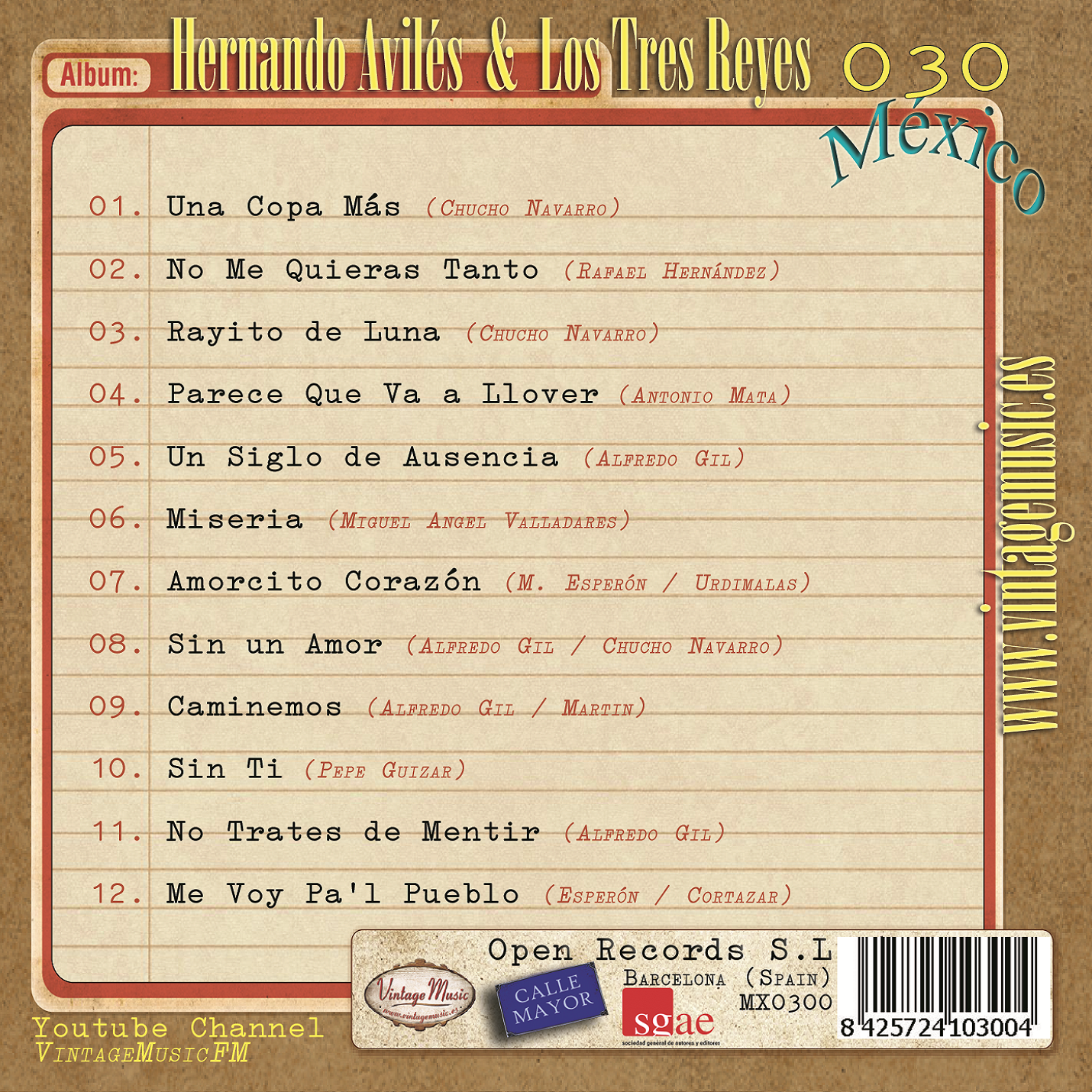 Hernando Avilés y Los Tres Reyes (Colección México - #30)