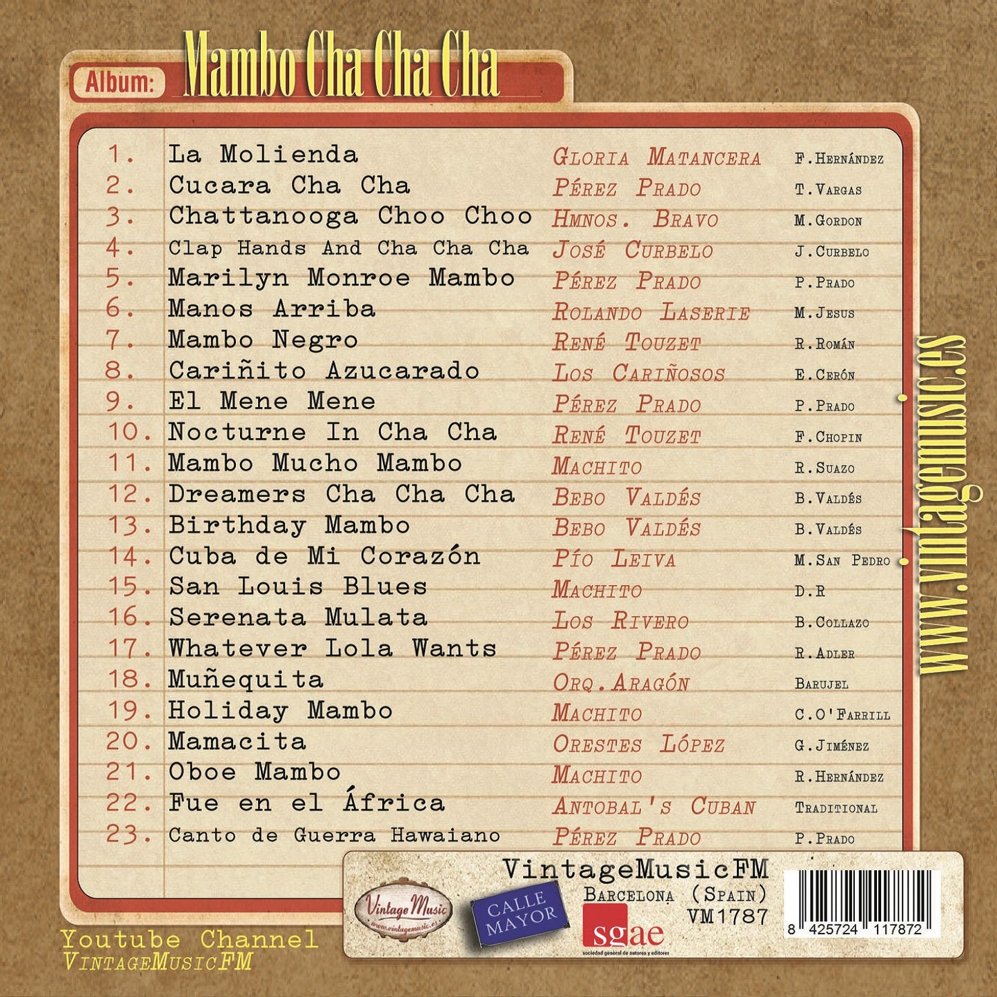Cuba, Mambo y Cha Cha Cha (Colección Perlas Cubanas)