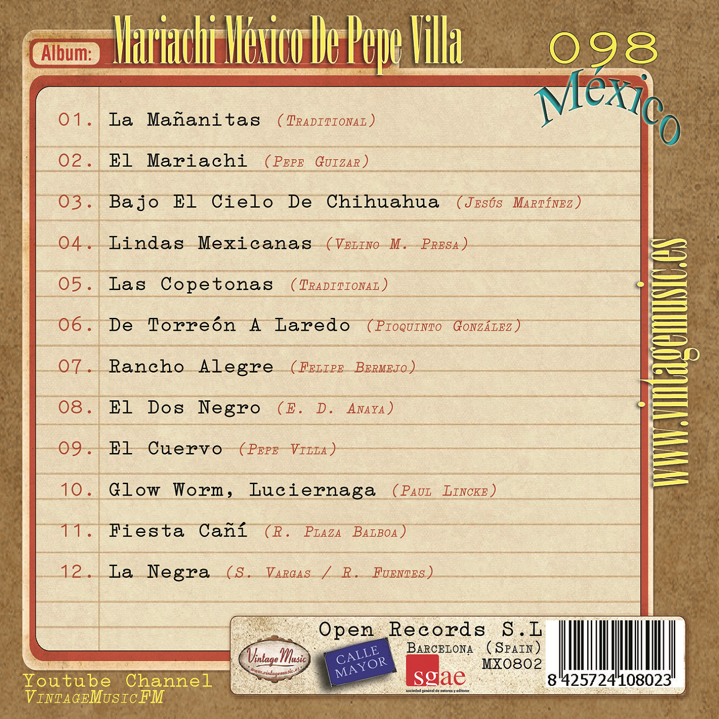 Mariachi México (Colección México - #98)