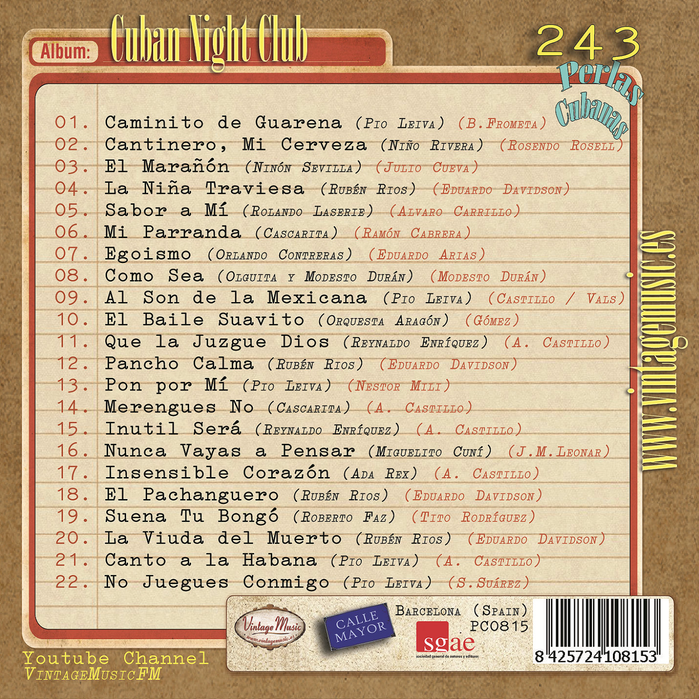 Cuban Night Club (Colección Perlas Cubanas - #243)