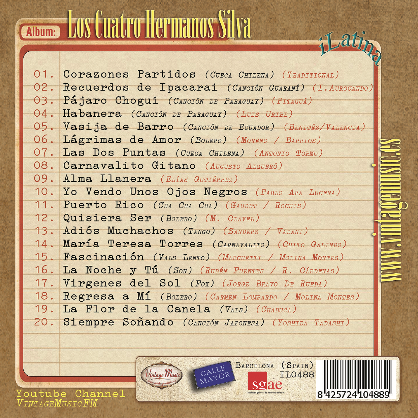 Los Cuatro Hermanos Silva (Colección iLatina)