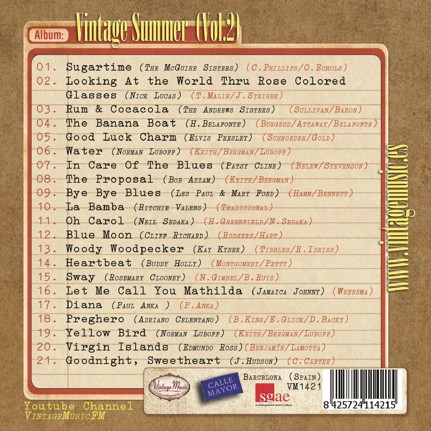 Vintage Summer Vol.2 (Colección Vintage Music)