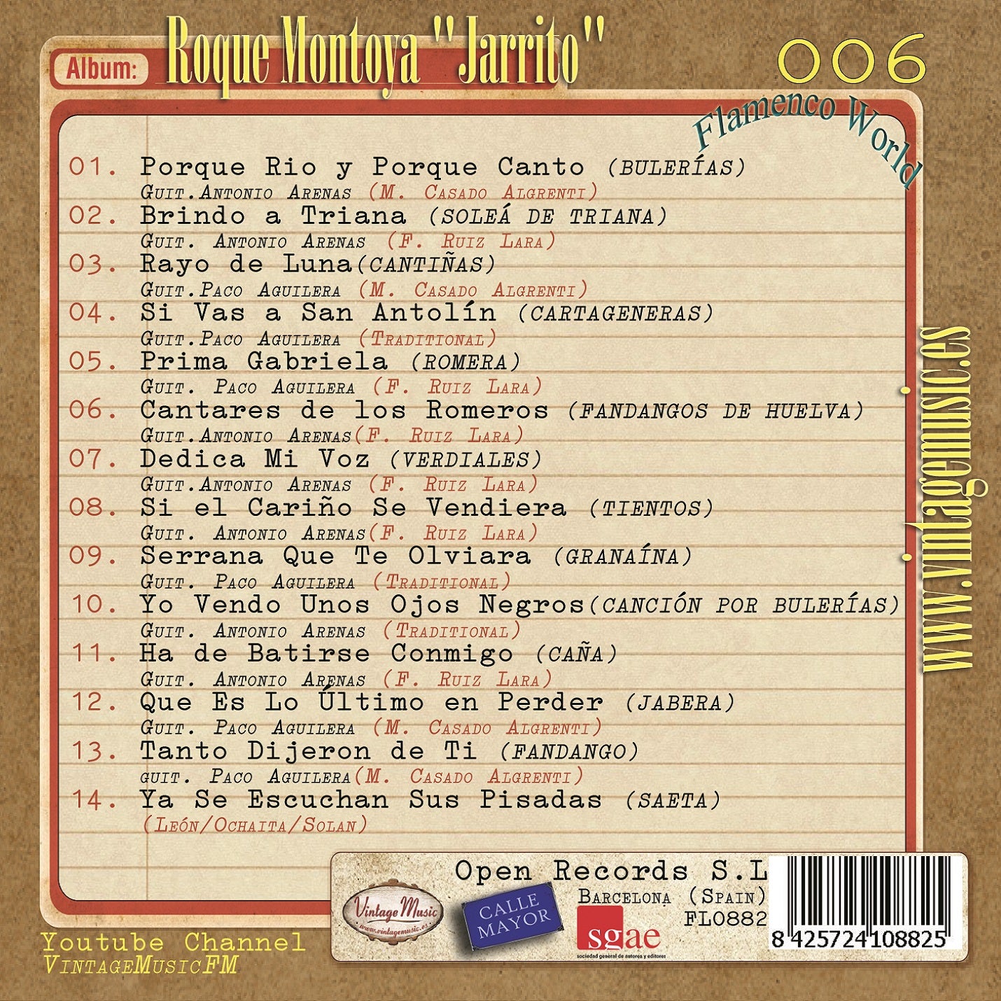 Jarrito (Colección Flamenco - #06)