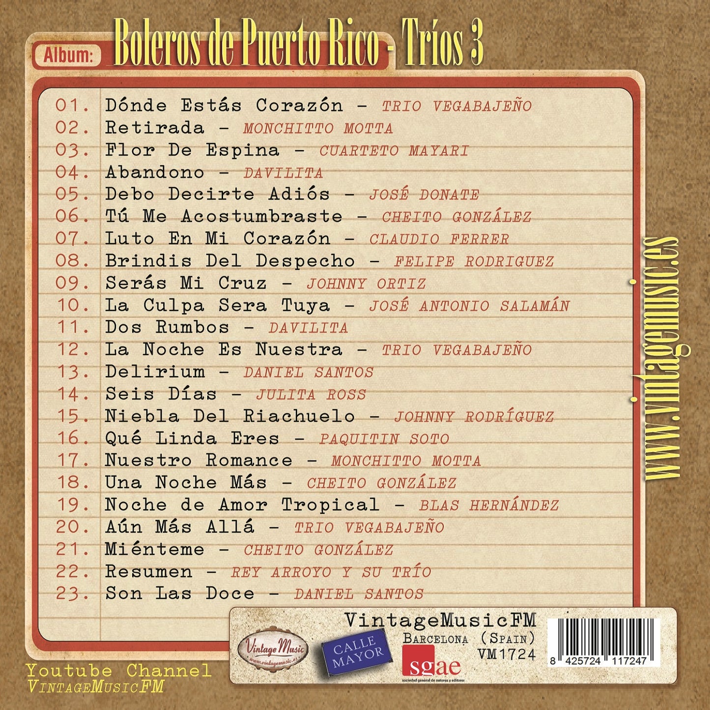Boleros de Puerto Rico - Tríos 3 (Colección Boleros)