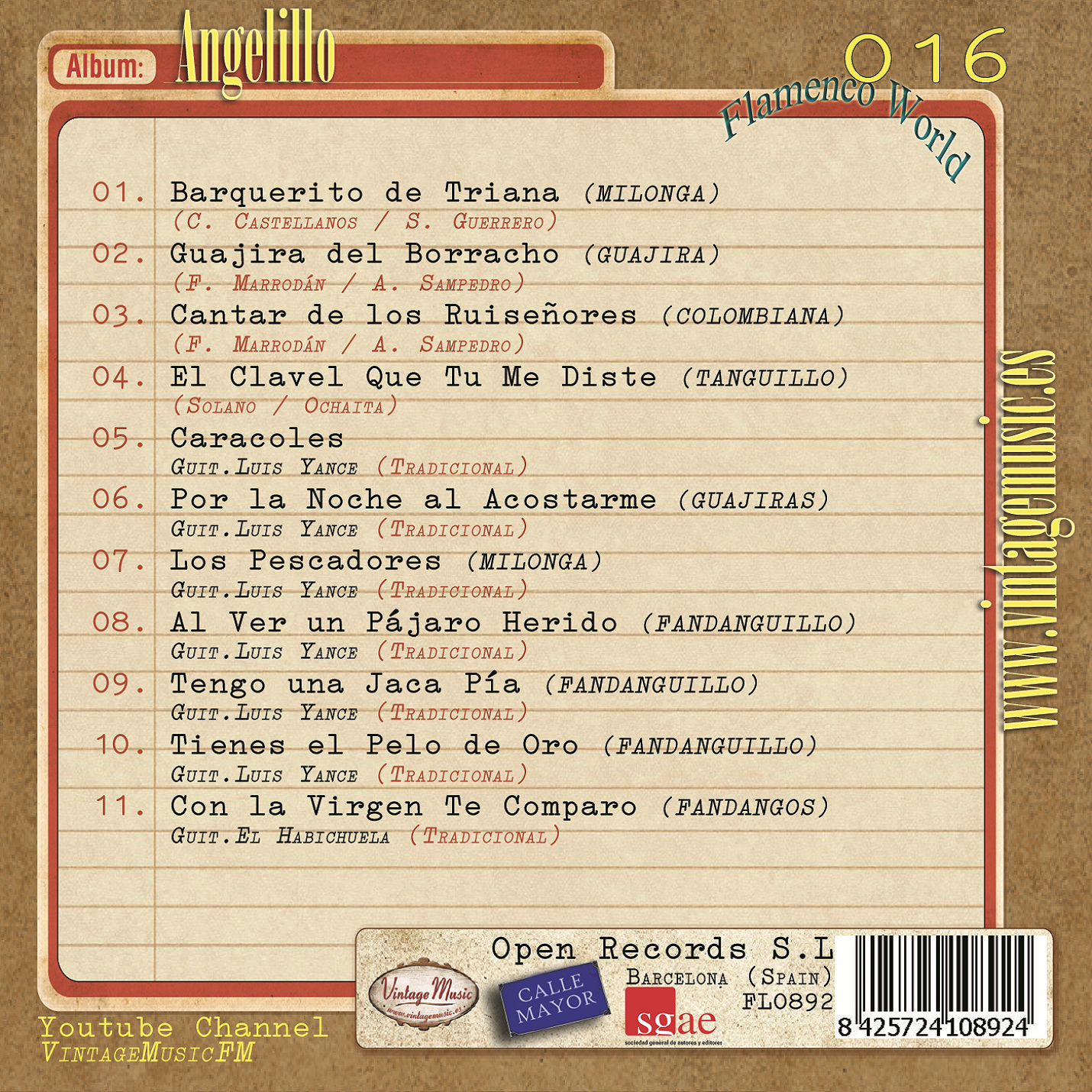 Angelillo (Colección Flamenco - #16)