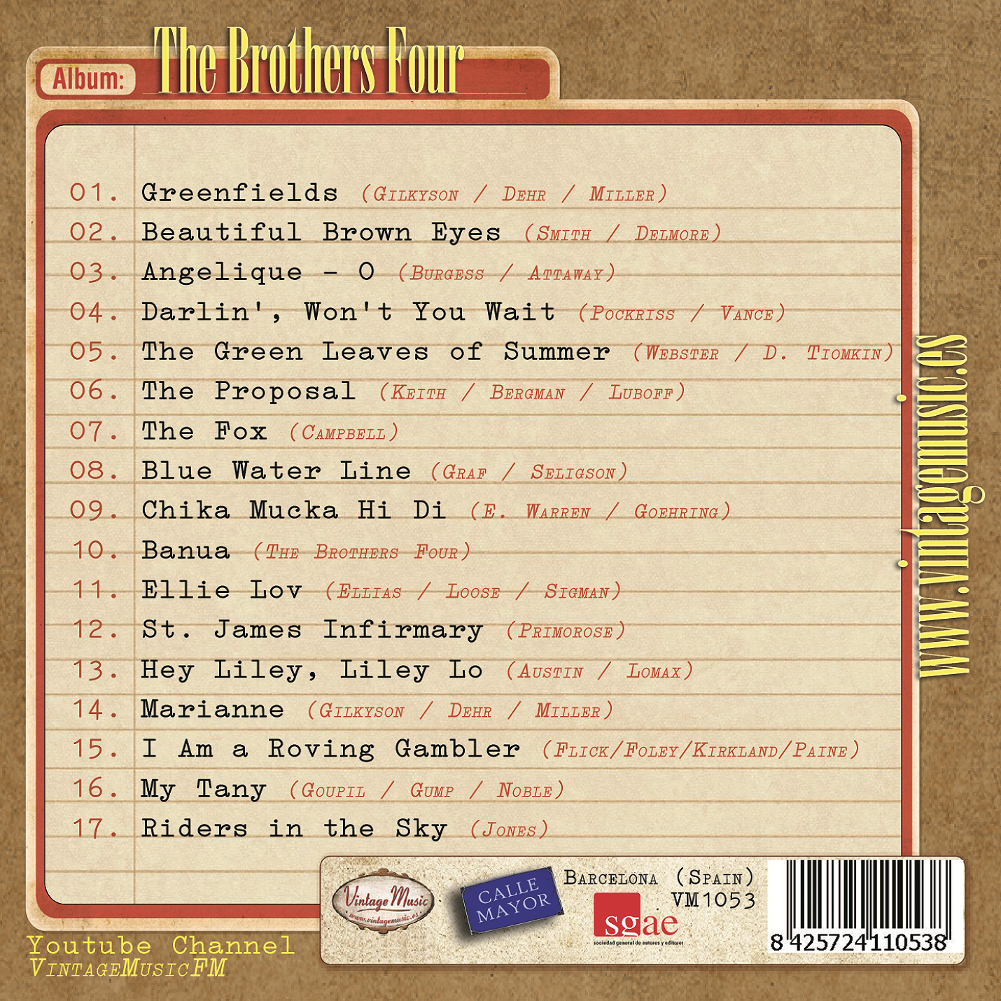 The Brothers Four (Colección Vintage Music)