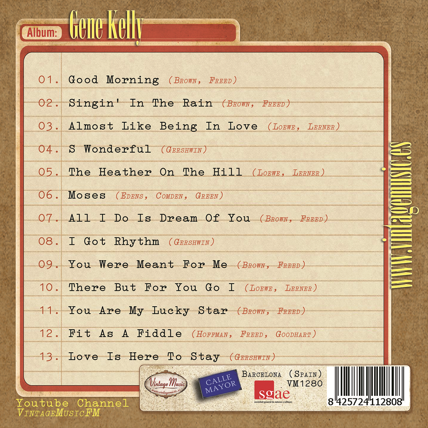 Gene Kelly (Colección Vintage Music)