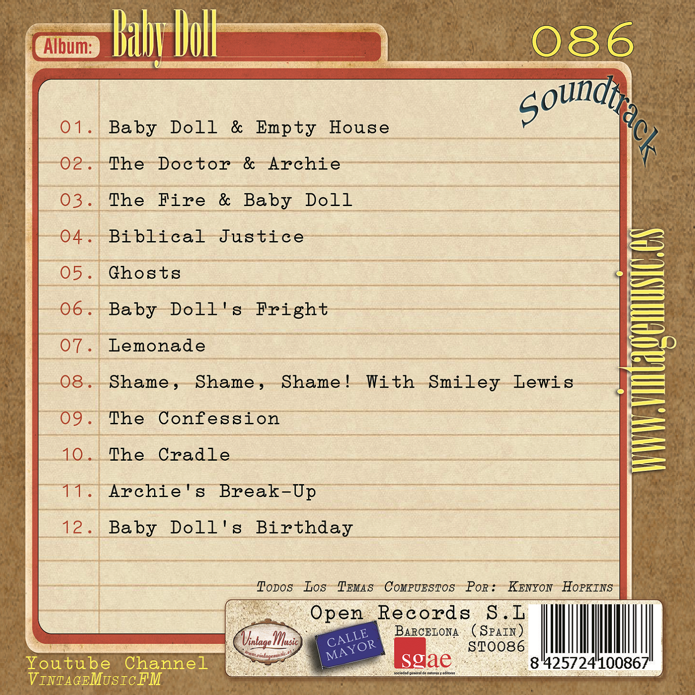 Baby Doll (Colección Soundtrack - #86)