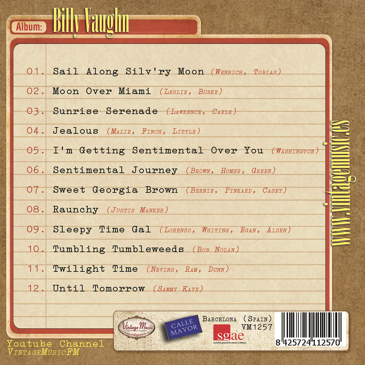 Billy Vaughn (Colección Vintage Music)