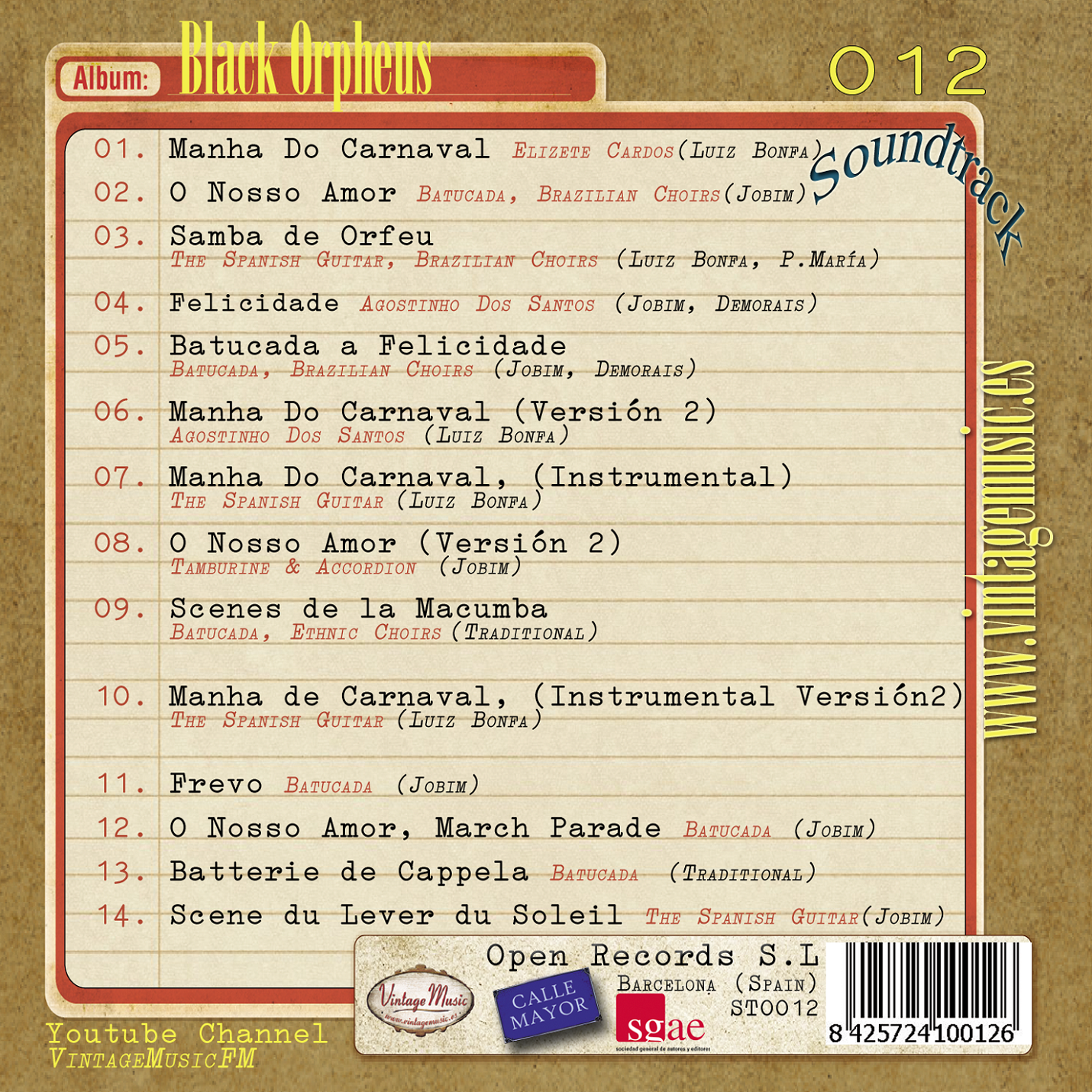 Black Orpheus ( Colección Soundtrack - #12)