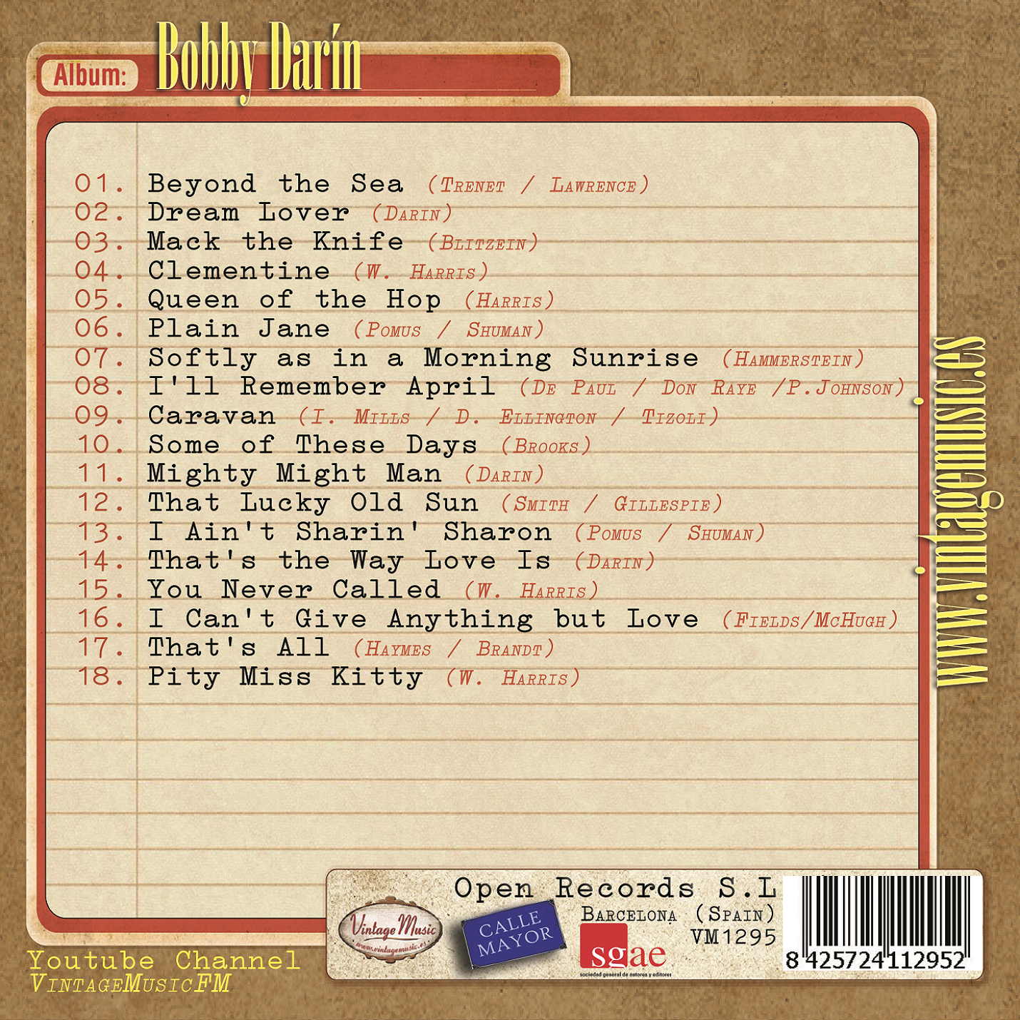 Bobby Darin (Colección Vintage Music)