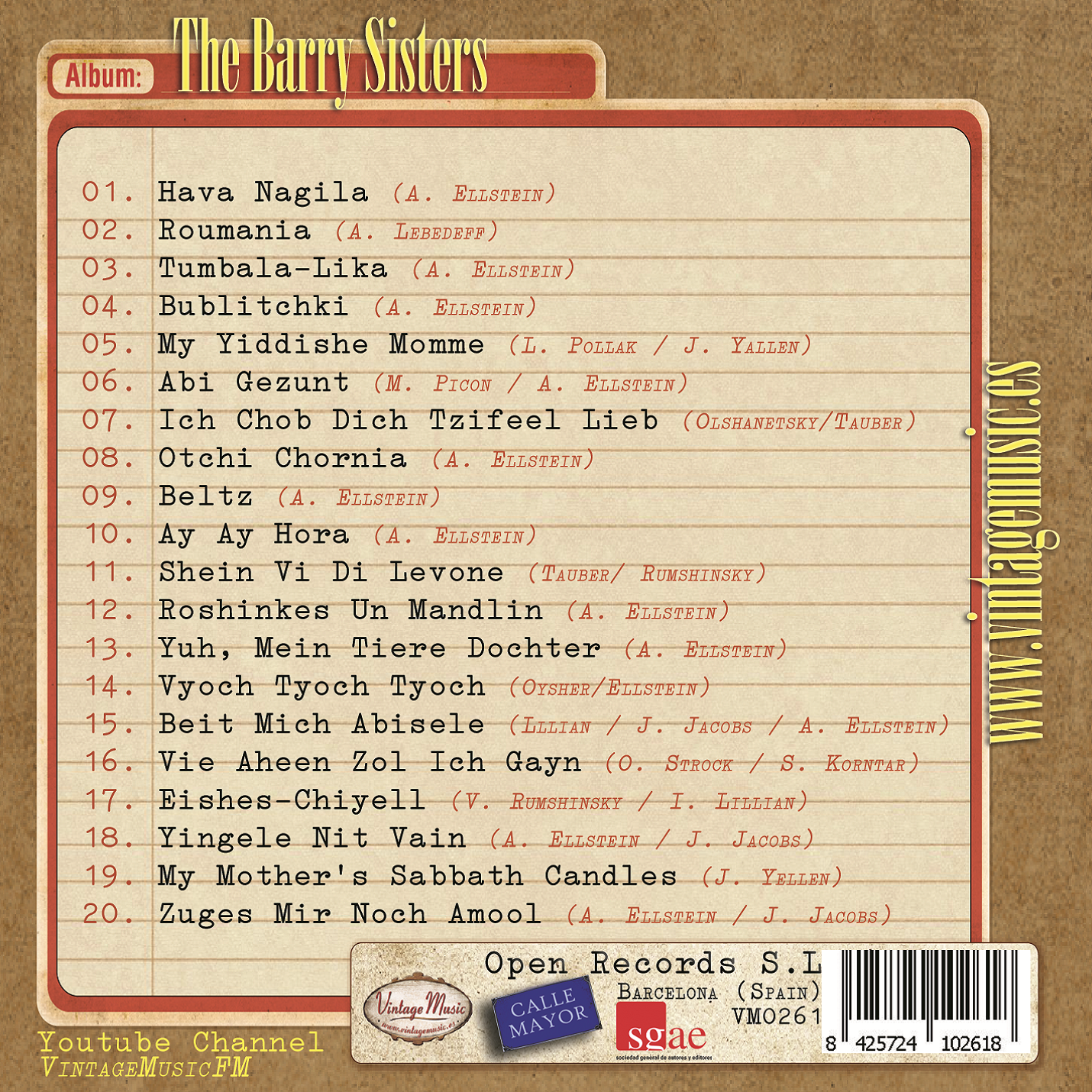 The Barry Sisters (Colección Vintage Music)