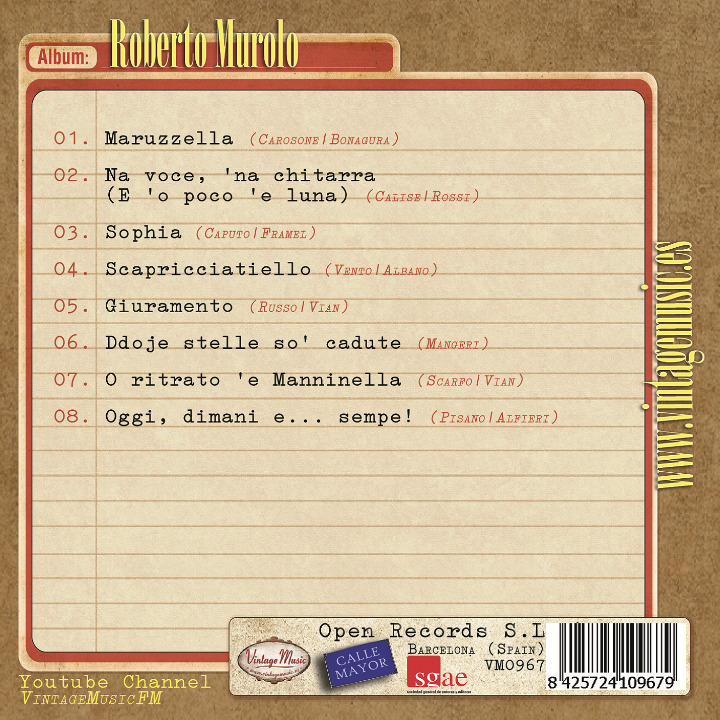 Roberto Murolo (Colección Vintage Music)