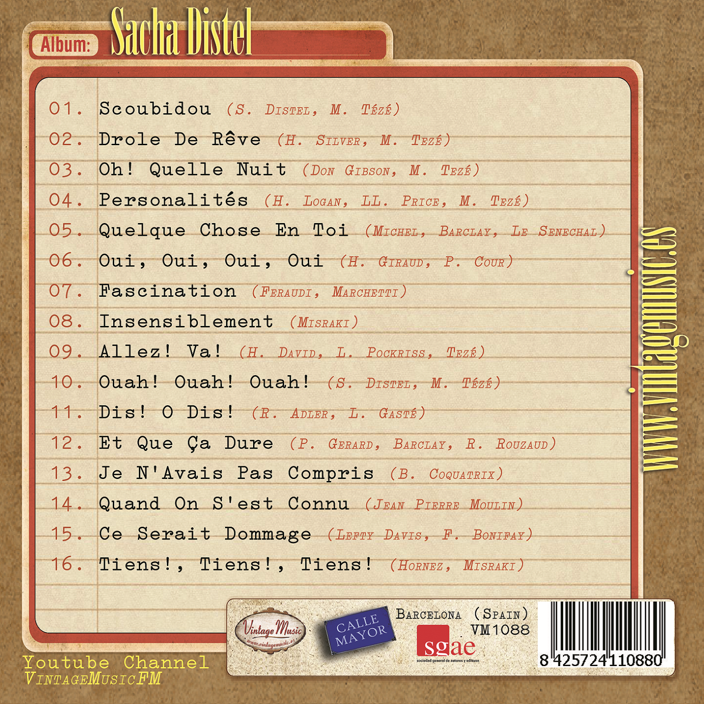 Sacha Distel (Colección Vintage Music)